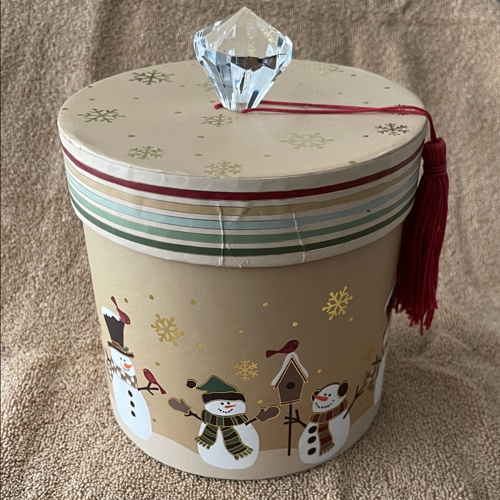Snowman “Heartland” bath tissue holder